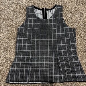 White House black market peplum top